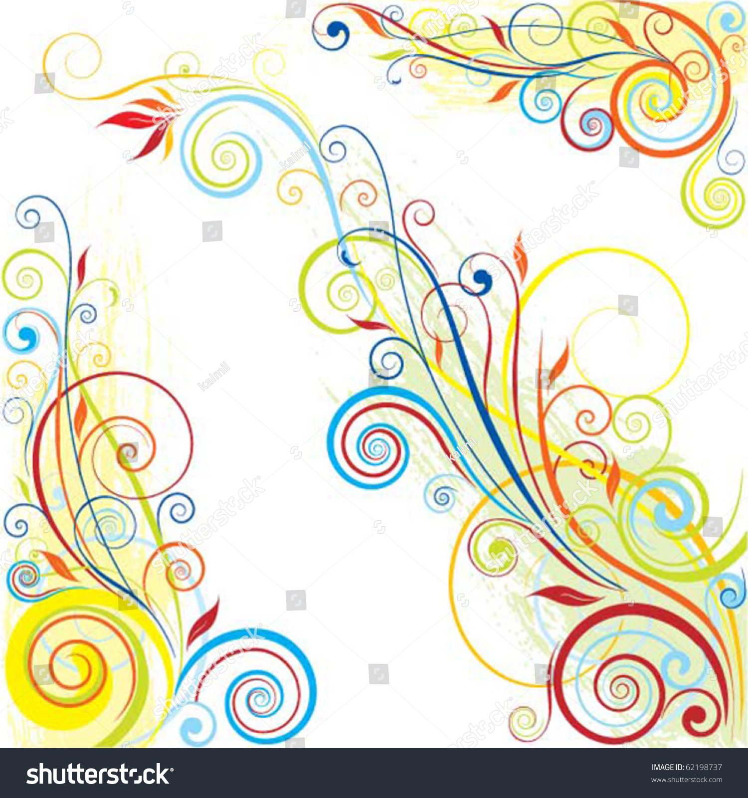 Swirl Color Design Stock Vector 62198737 - Shutterstock