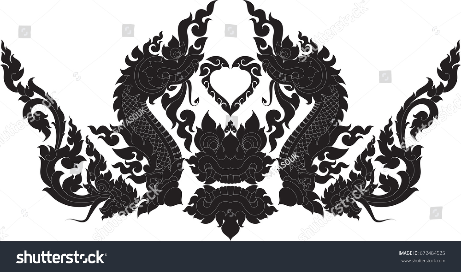 Thai Monster Images, Stock Photos & Vectors | Shutterstock