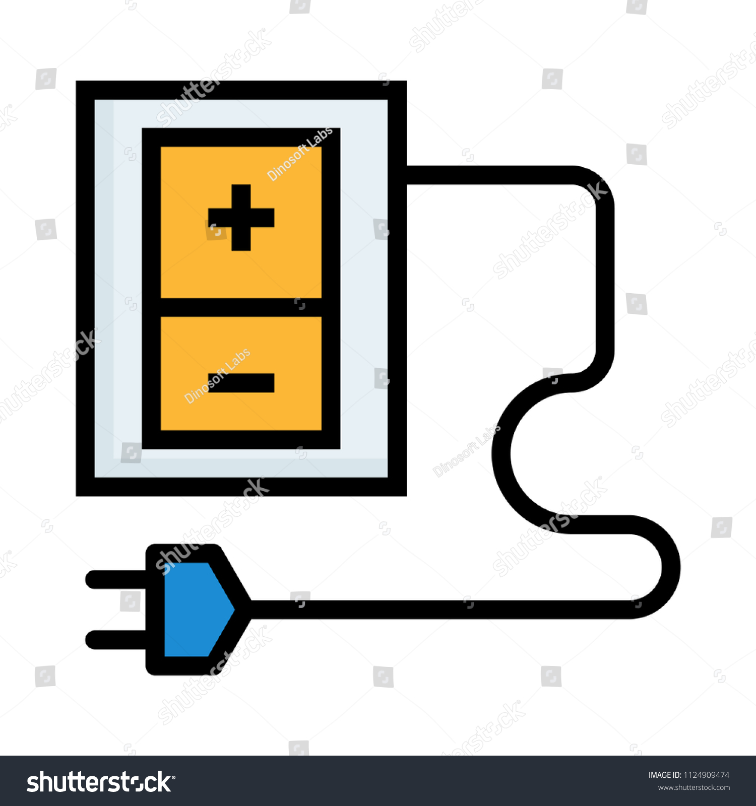 Switch On Off Connector Stock Vector (Royalty Free) 1124909474