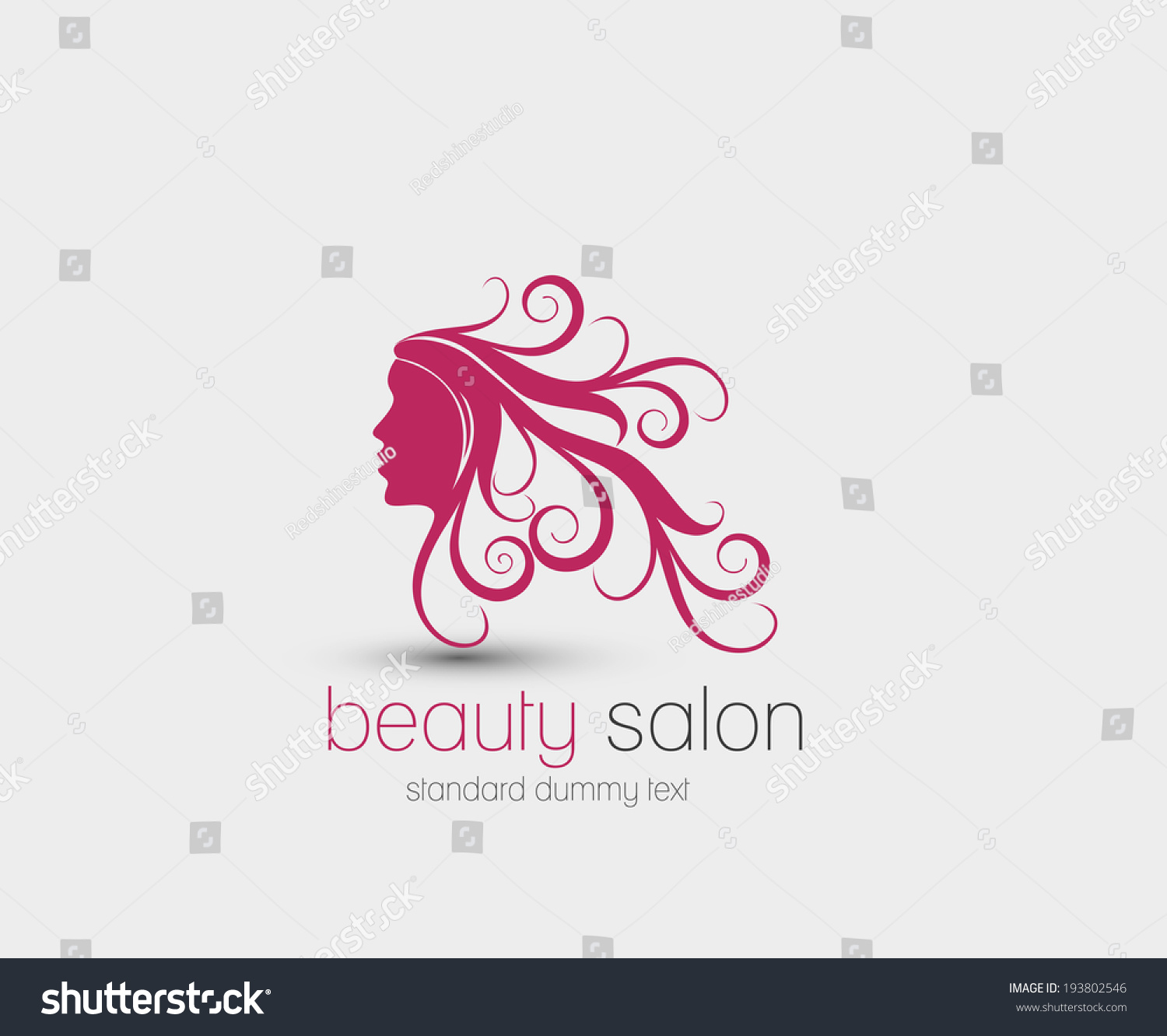 Symbol Of Beauty Salon, Isolated Vector Design - 193802546 : Shutterstock