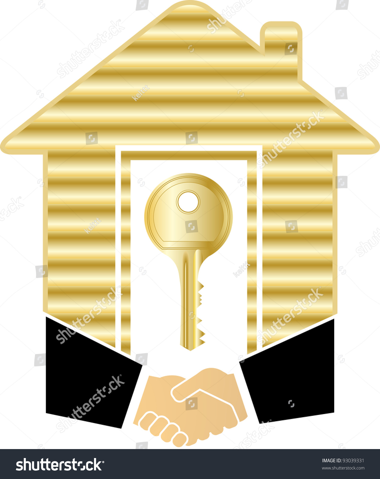 Gold House Key Gold House Key