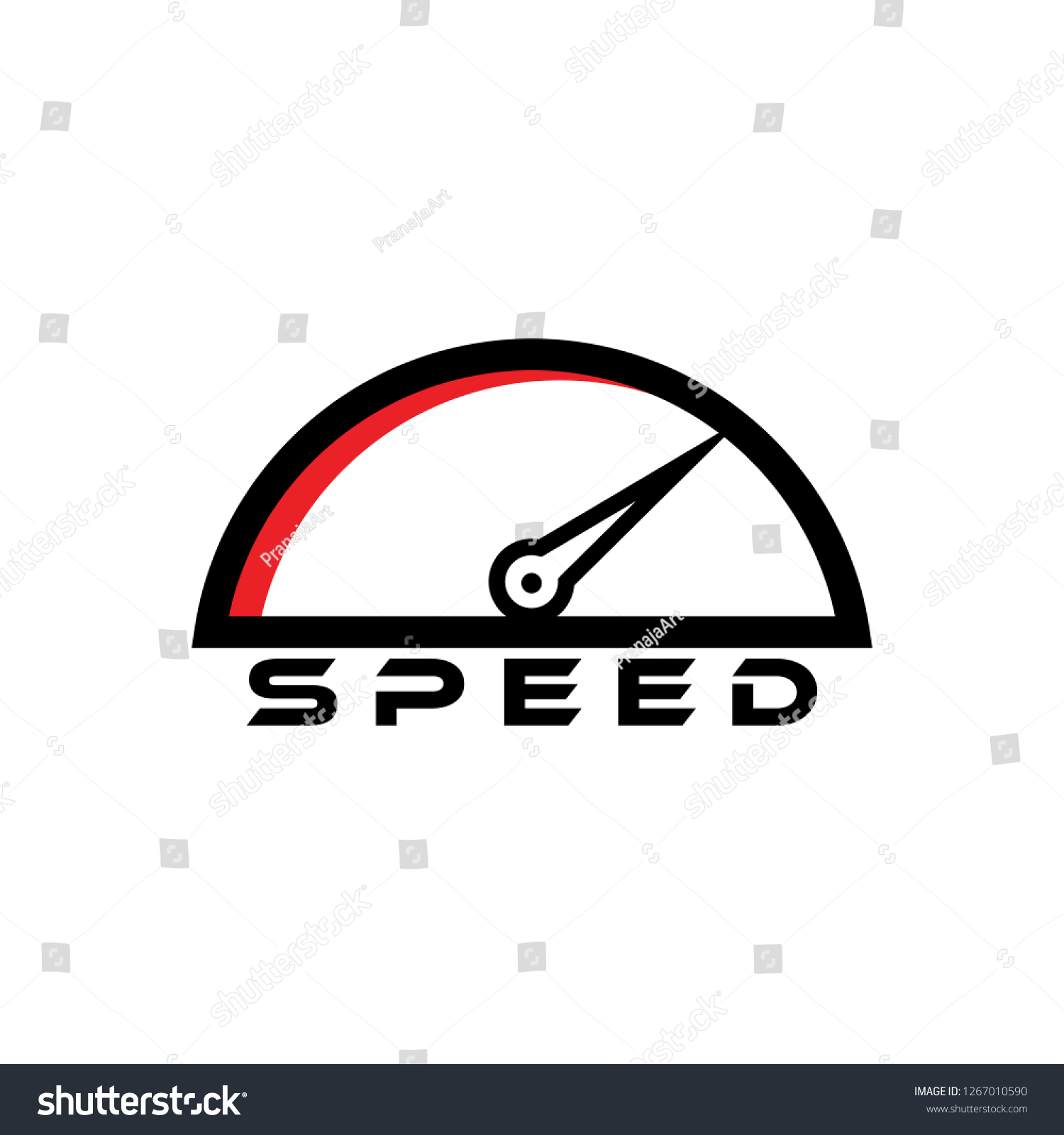 Symbol Speed Logo Designvector Icon Stock Vector (Royalty Free) 1267010590