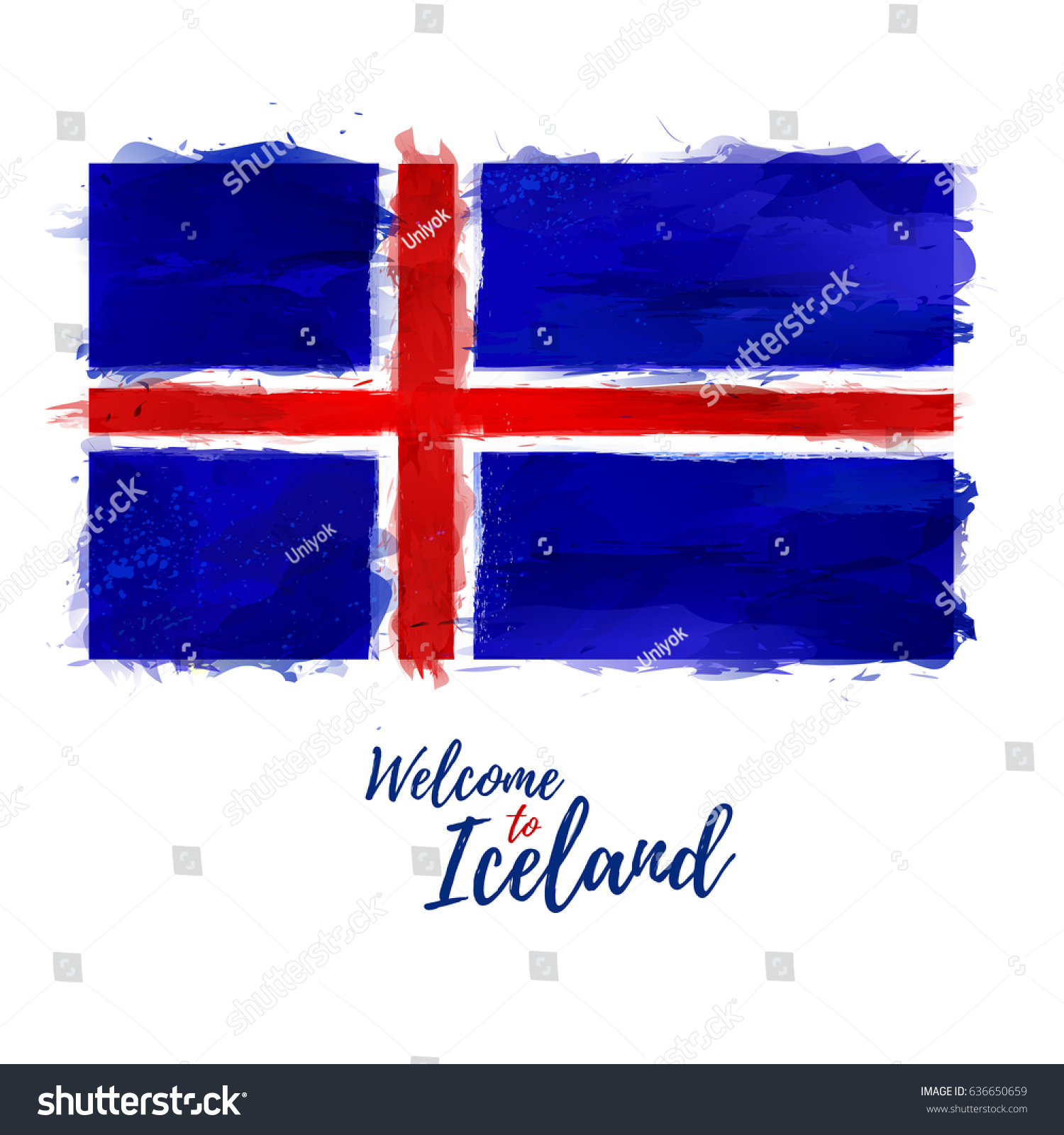 Download Symbol Poster Banner Iceland Flag Iceland Stock Vector ...