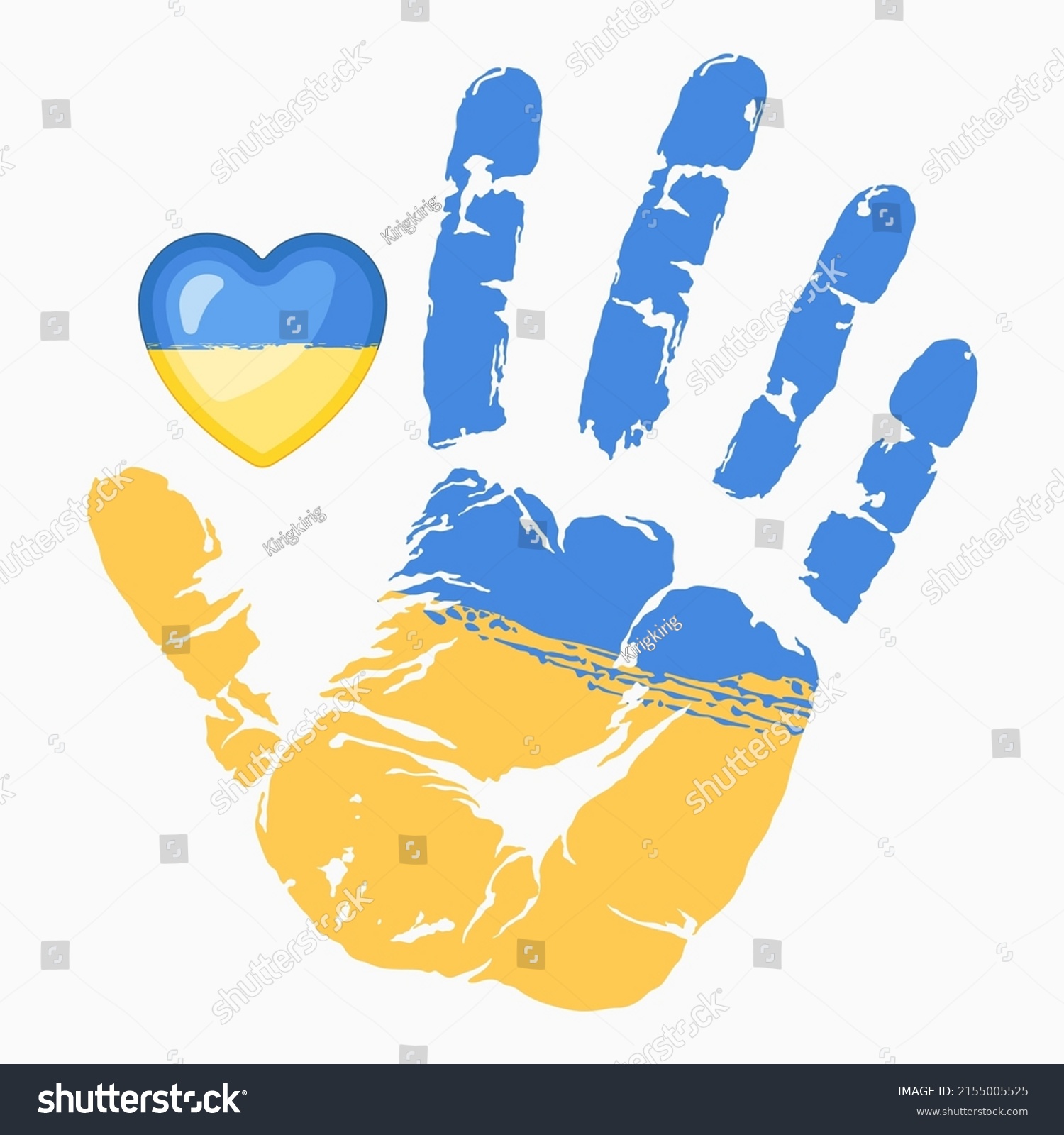 Symbols Support Ukrainian War Victims Vector Stock Vector (Royalty Free ...