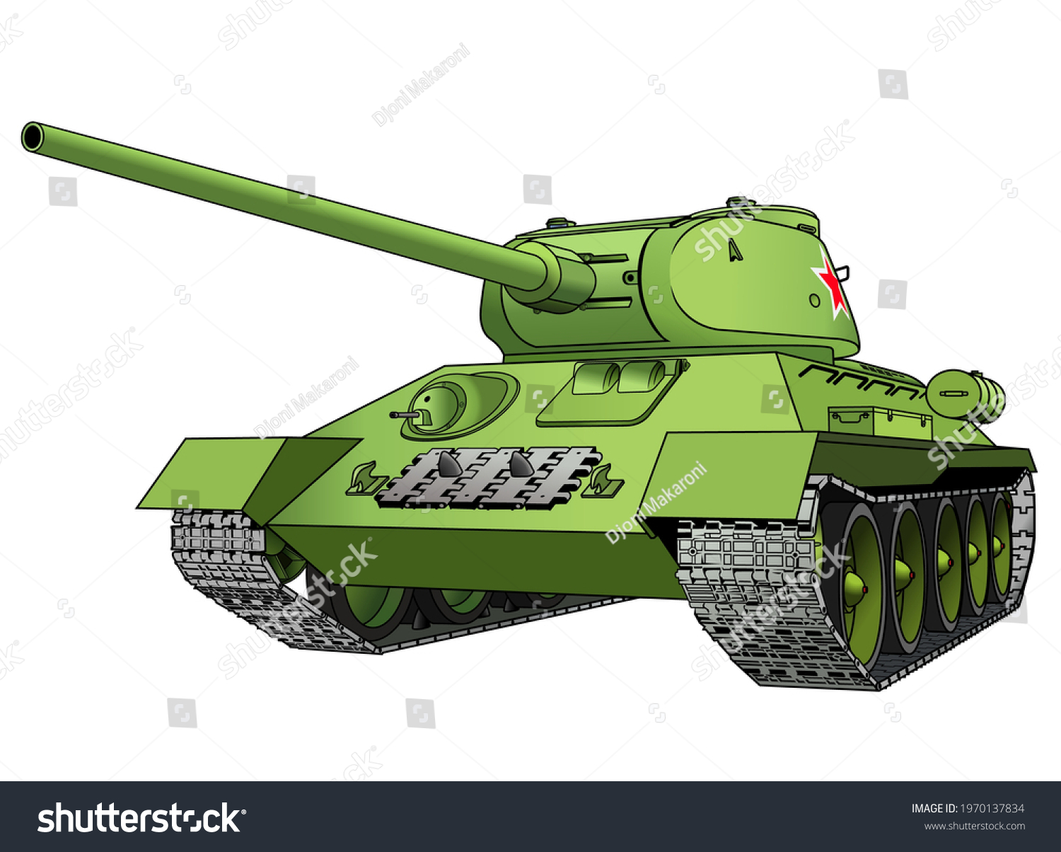 83 T 34 tank Stock Vectors, Images & Vector Art | Shutterstock