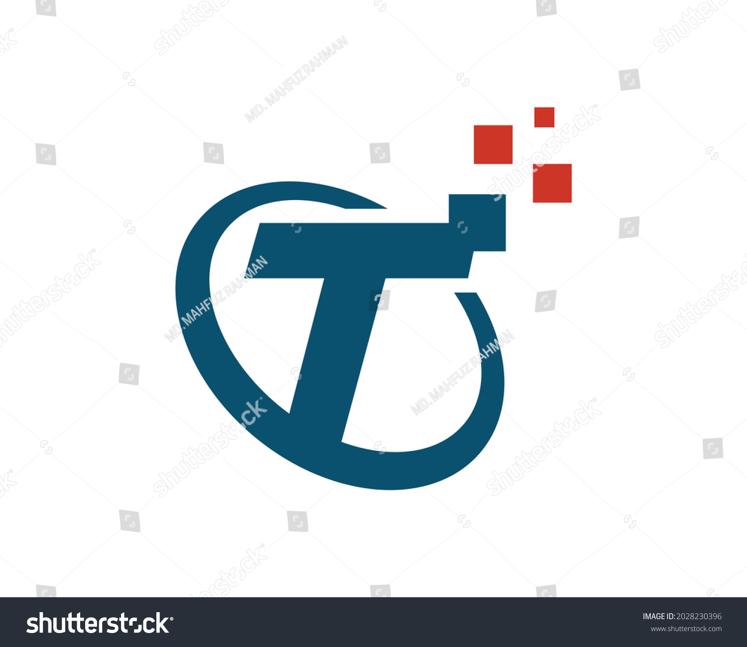 T Letter Logo Design Creative Modern Stock Vector (Royalty Free ...
