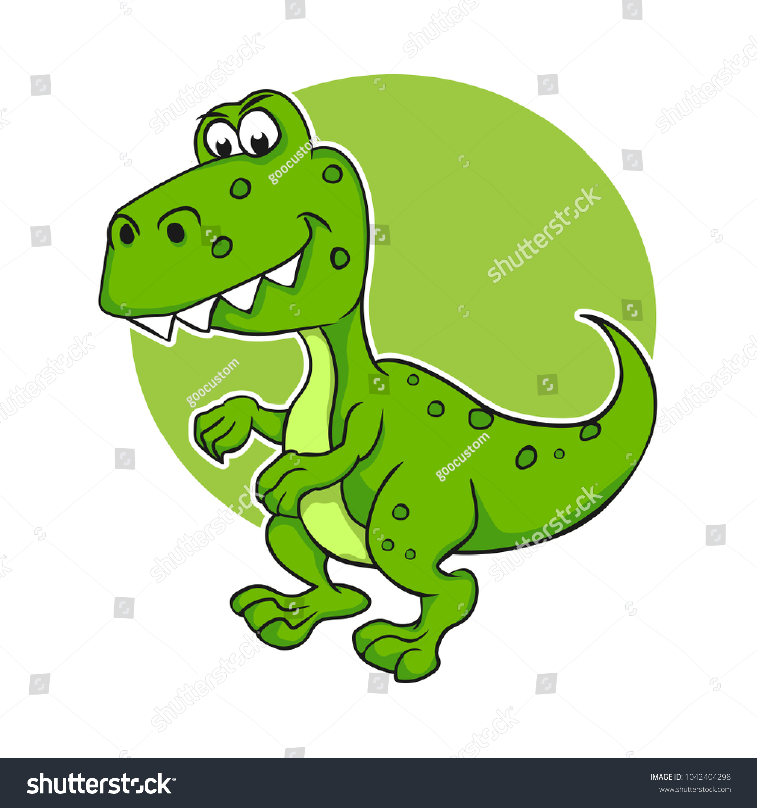 T-rex cartoon character vector | EZ Canvas