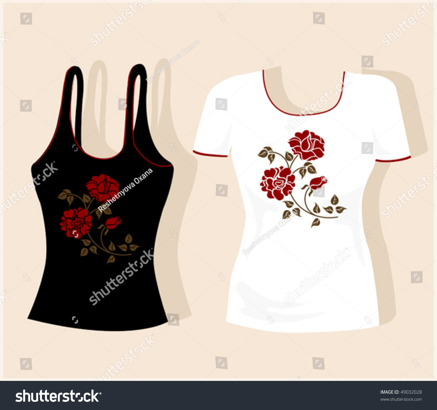 T-Shirt Design. Eps 10 Stock Vector Illustration 49032028 : Shutterstock
