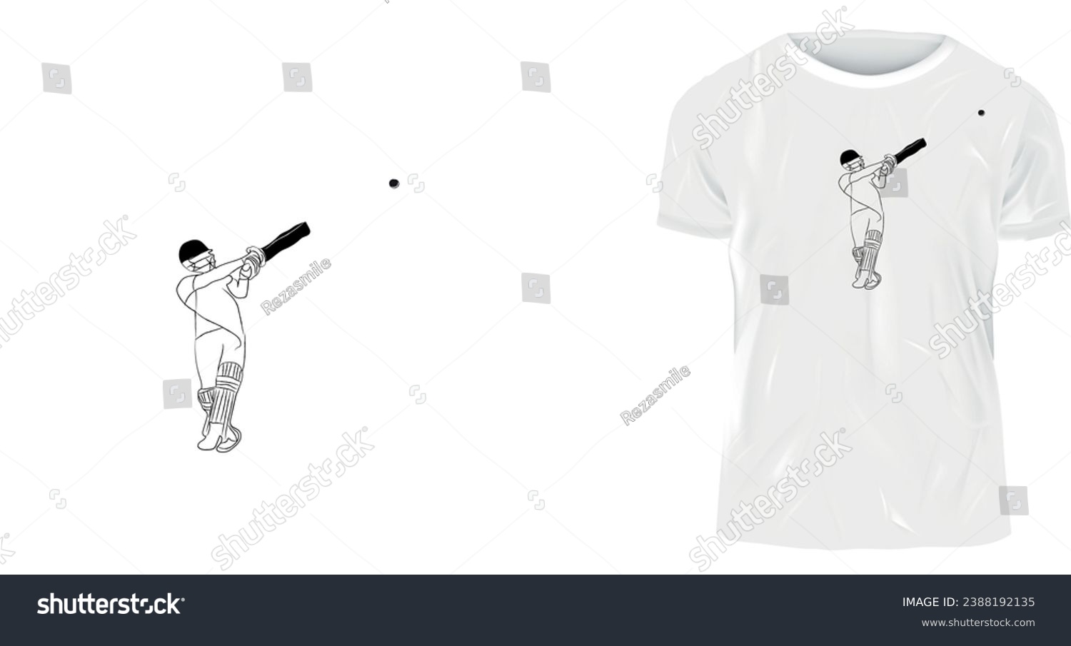 SVG of t shirt design template, Batsmen hitting sixes svg