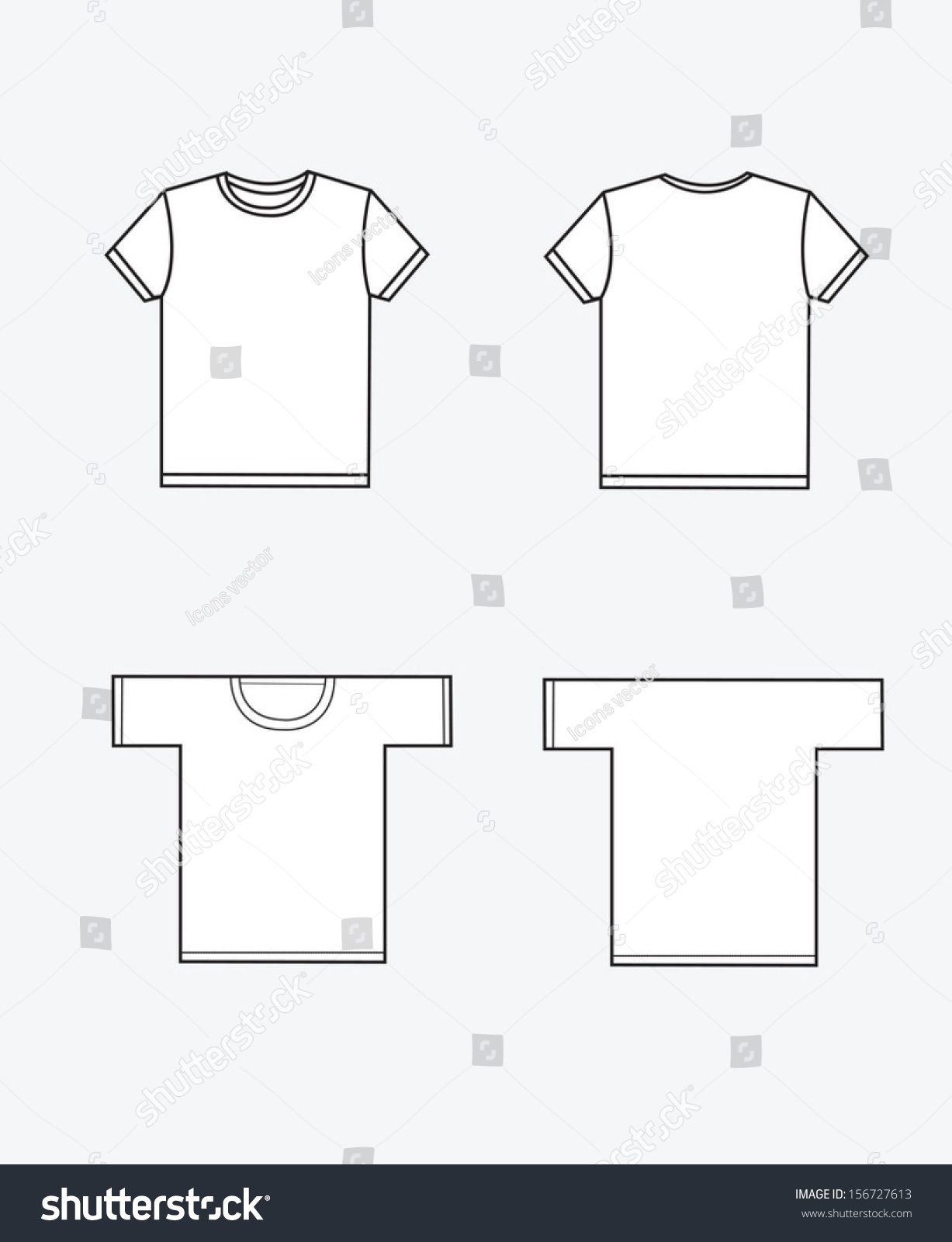 T-Shirt Design Templates Stock Vector Illustration 156727613 : Shutterstock