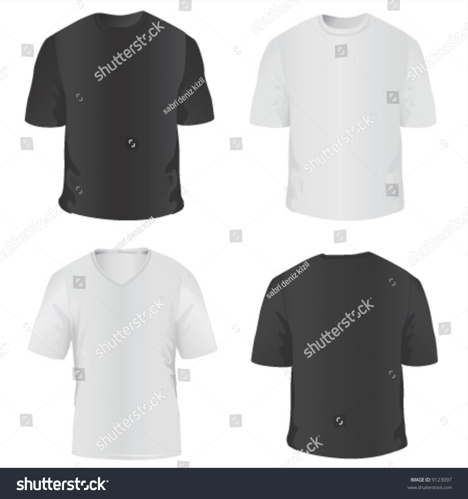 T-Shirt For Men Vector - 9123097 : Shutterstock