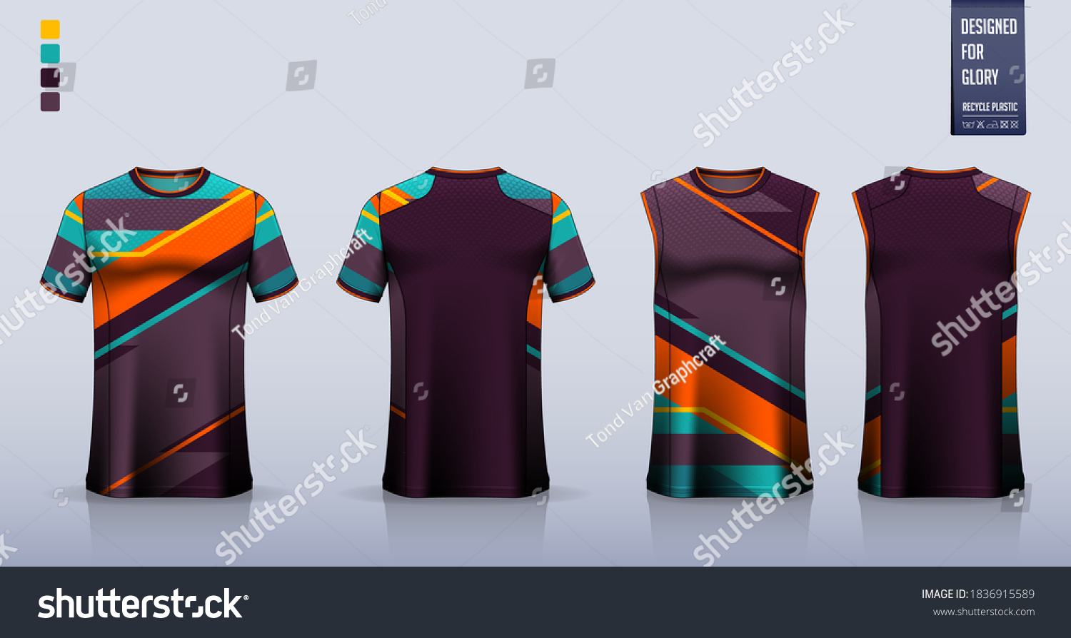 sports t shirt design mockup