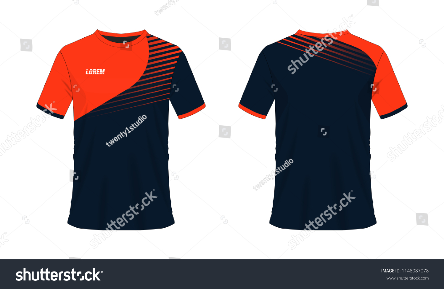 orange soccer jersey