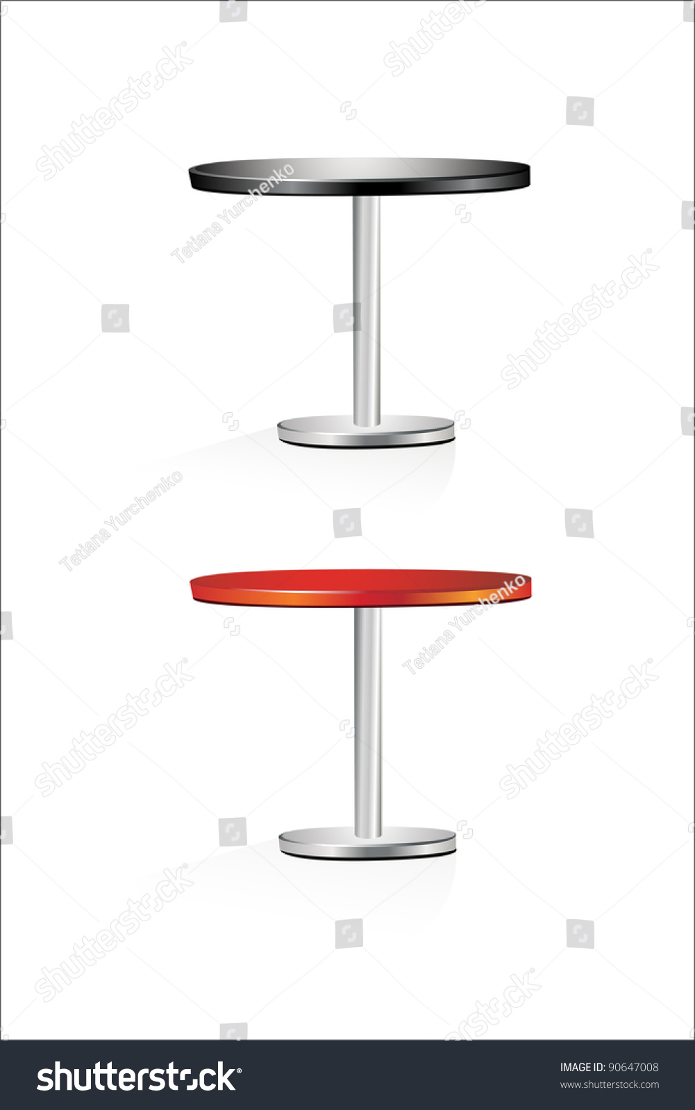 Table Stock Vector 90647008 - Shutterstock