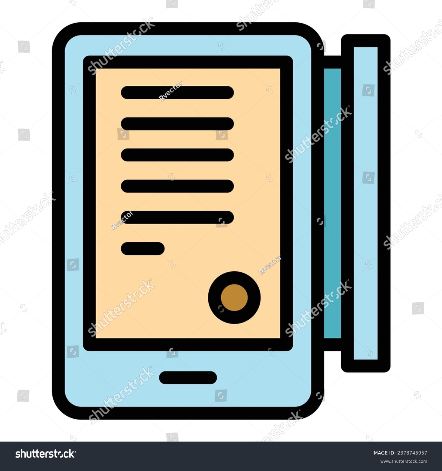 recommend clip art: Tablet touchscreen icon outline vector. Cash register. Machine pos color flat