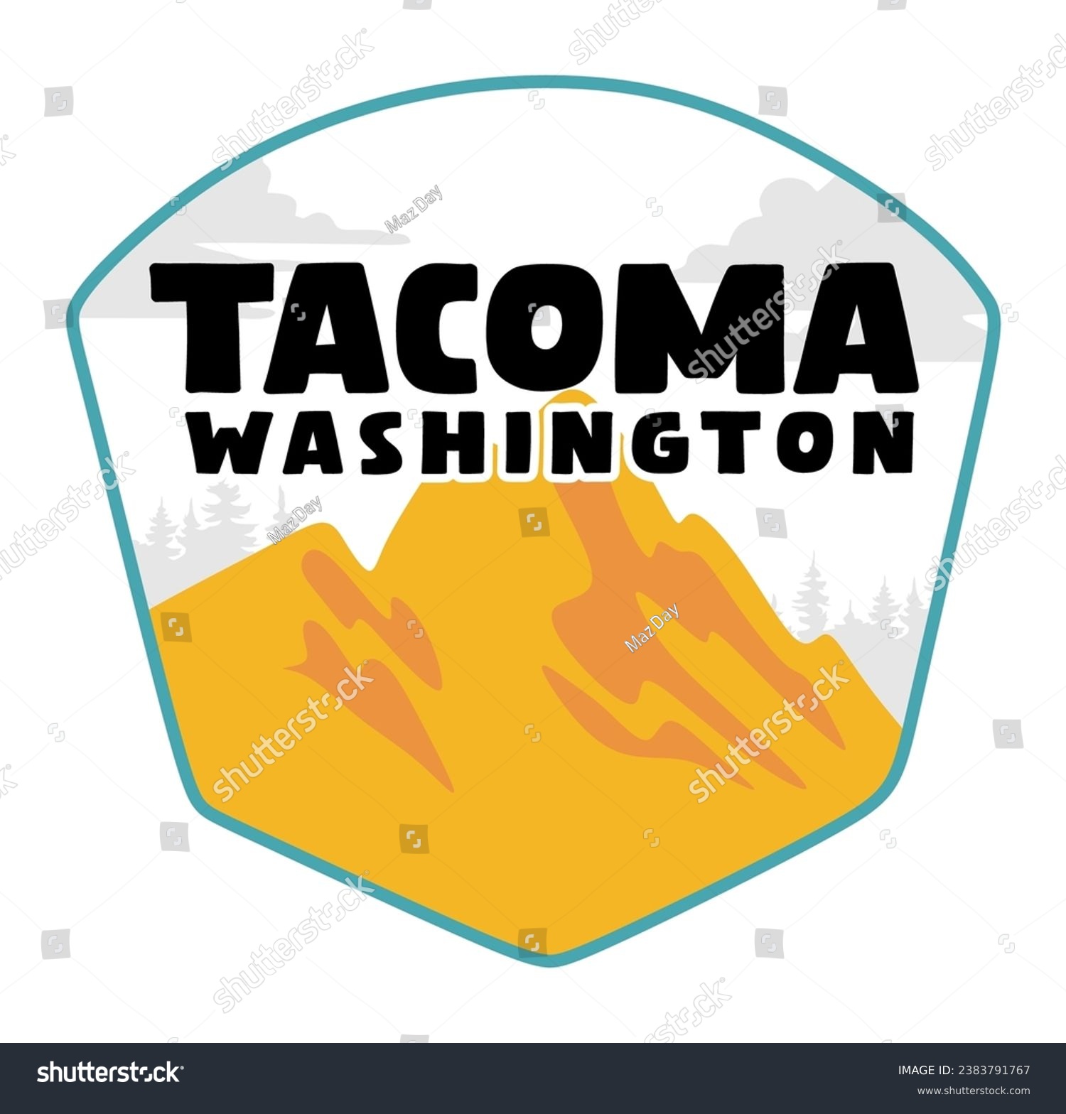 SVG of Tacoma Washington United States of America svg