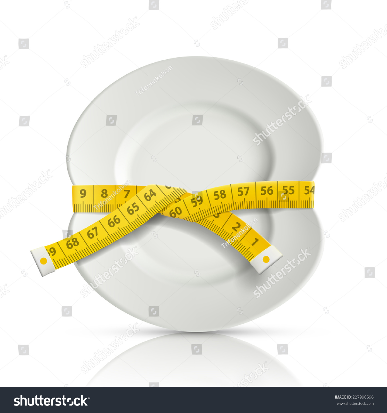 SVG of tailor centimeter around the plate svg