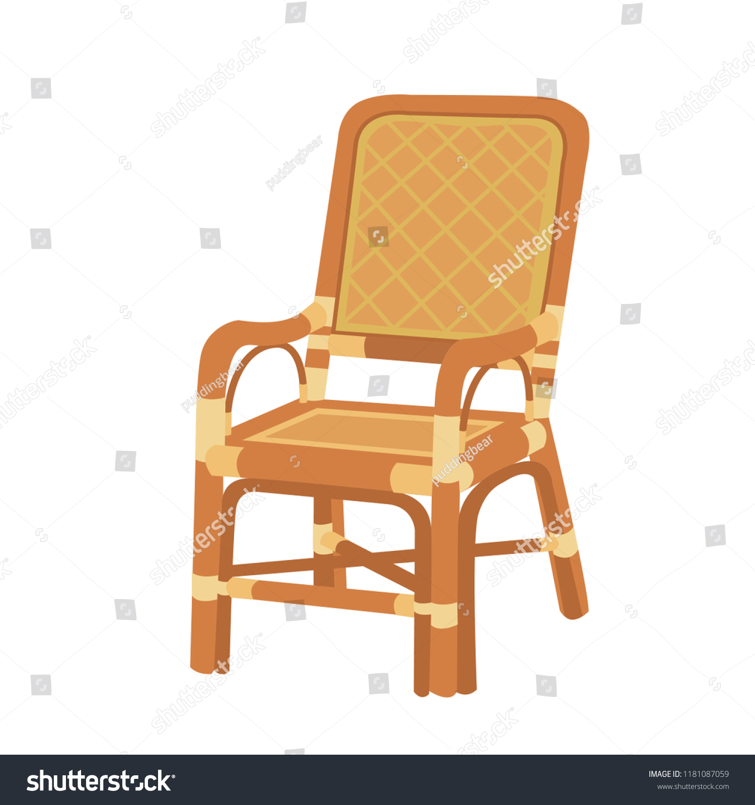 SVG of Taiwan traditional wicker chair svg