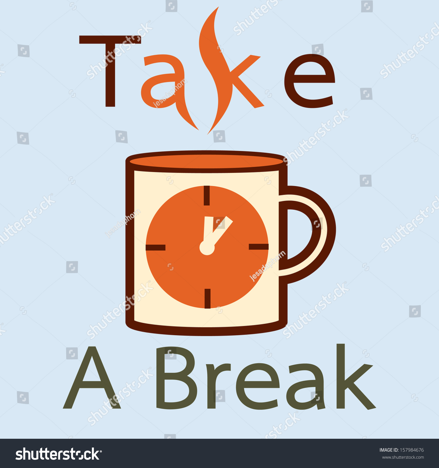 take break coffee time