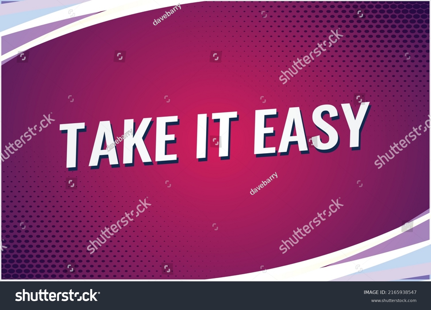 take-easy-word-vector-illustration-red-stock-vector-royalty-free