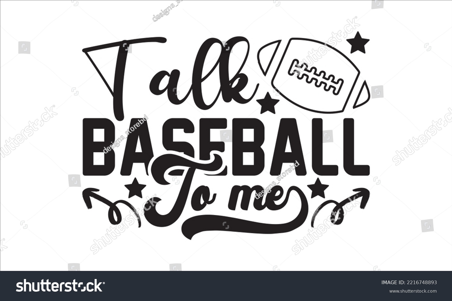 SVG of Talk baseball to me SVG,  baseball svg, baseball shirt, softball svg, softball mom life, Baseball svg bundle, Files for Cutting Typography Circuit and Silhouette, digital download Dxf, png svg