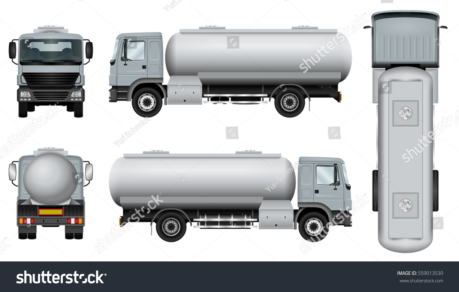 Download Tank Truck Vector Mockup Isolated Template Stock Vector Royalty Free 559013530