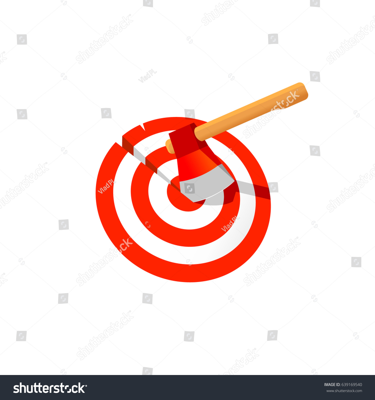 SVG of Target and Axe Vector Illustration. svg