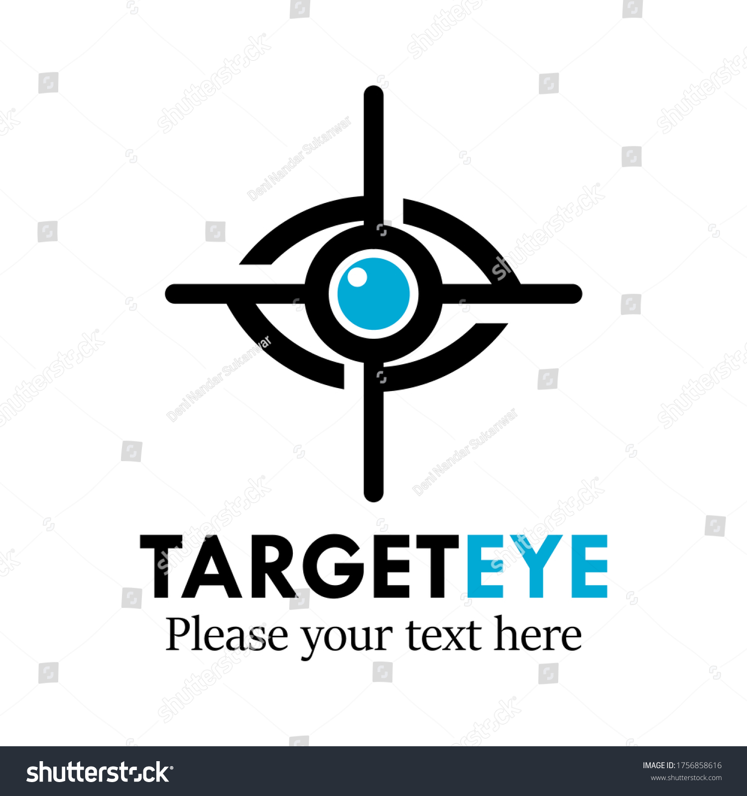 Target Eye Logo Design Template Illustration Stock Vector (royalty Free 