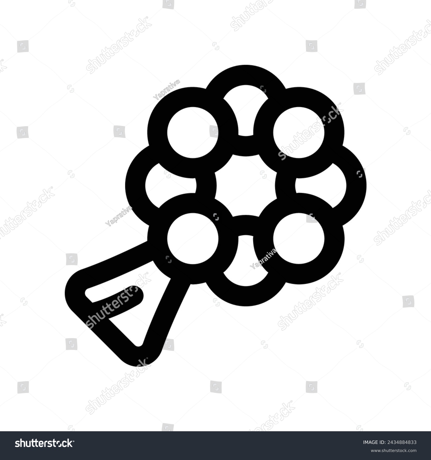 SVG of tasbih icon. vector line icon for your website, mobile, presentation, and logo design. svg