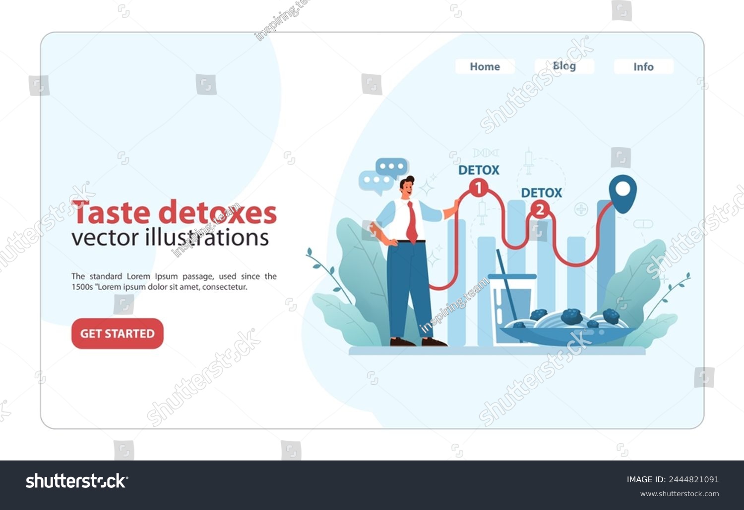 SVG of Taste Detox Concept. A visual representation of taste detoxification methods for enhancing gustatory health through mindful dietary choices. Flat vector illustration. svg