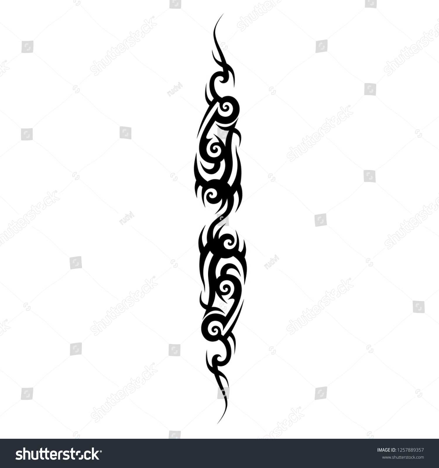 Tattoo Art Tribal Pattern Designs Vector Stock Vector (Royalty Free