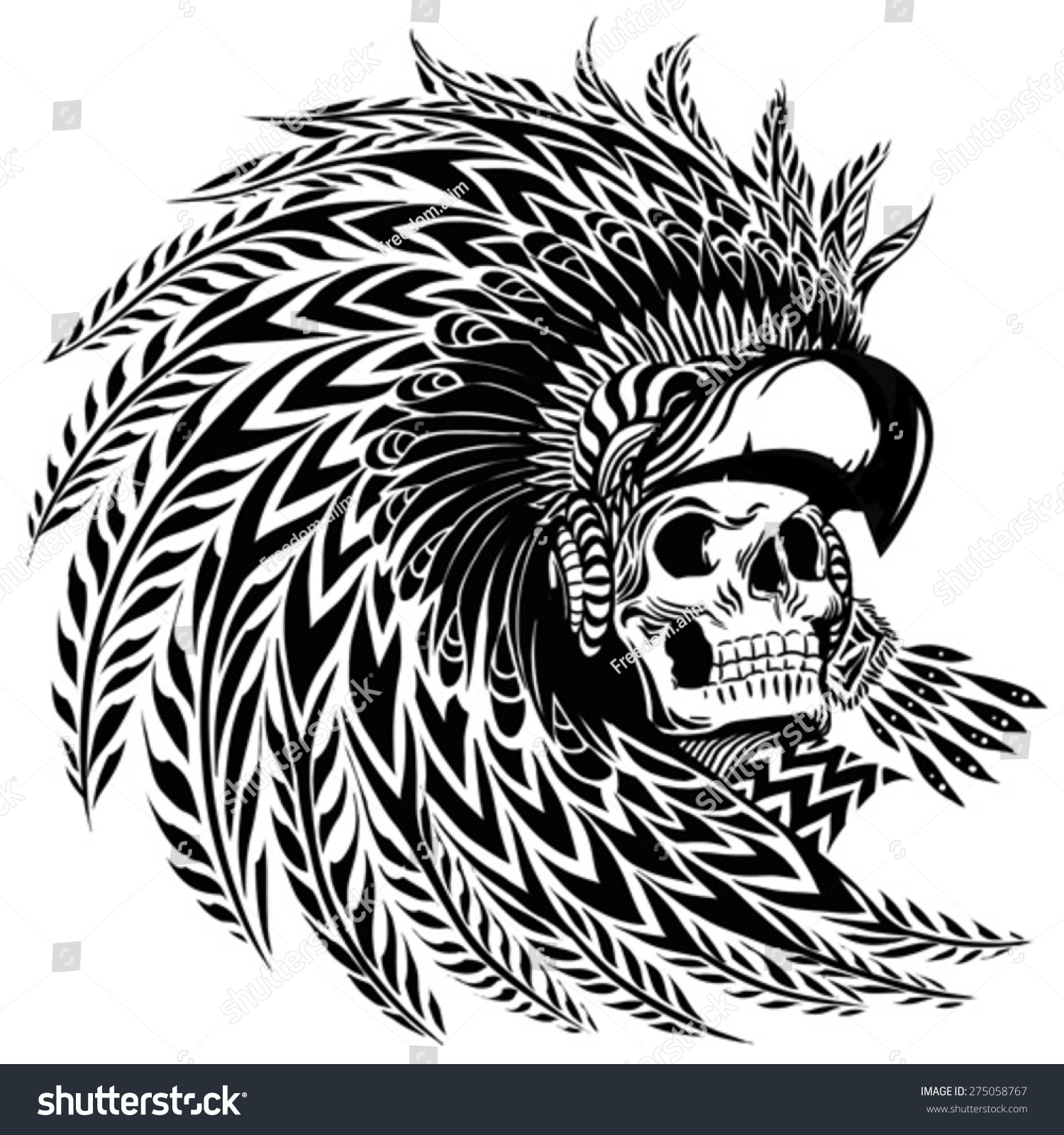 tattoo aztec warrior stock vector 275058767 shutterstock tattoo aztec warrior stock vector 275058767 shutterstock