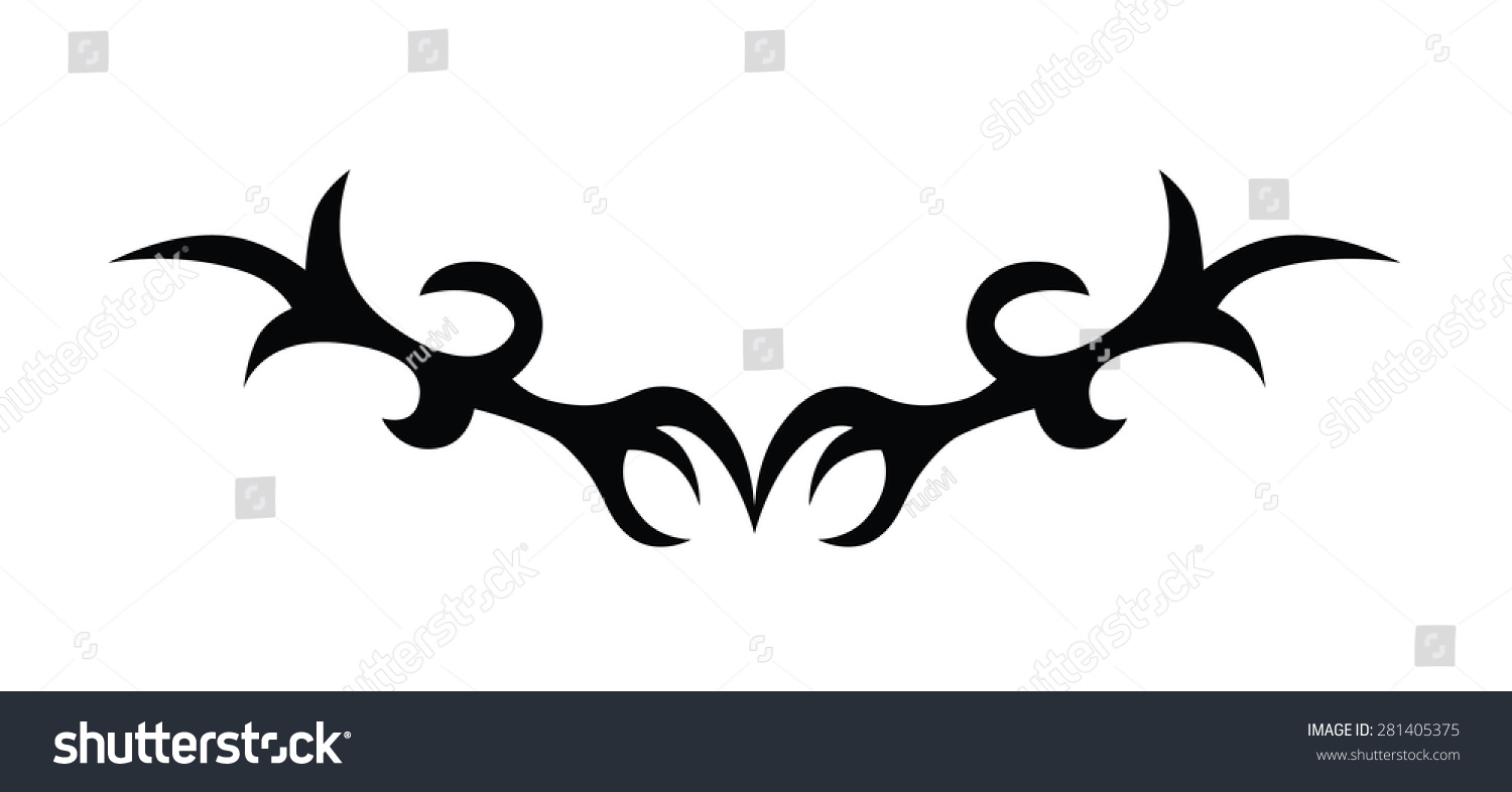 tattoo design girls lower back tattoo stock vector 281405375 tattoo design girls lower back tattoo stock vector 281405375
