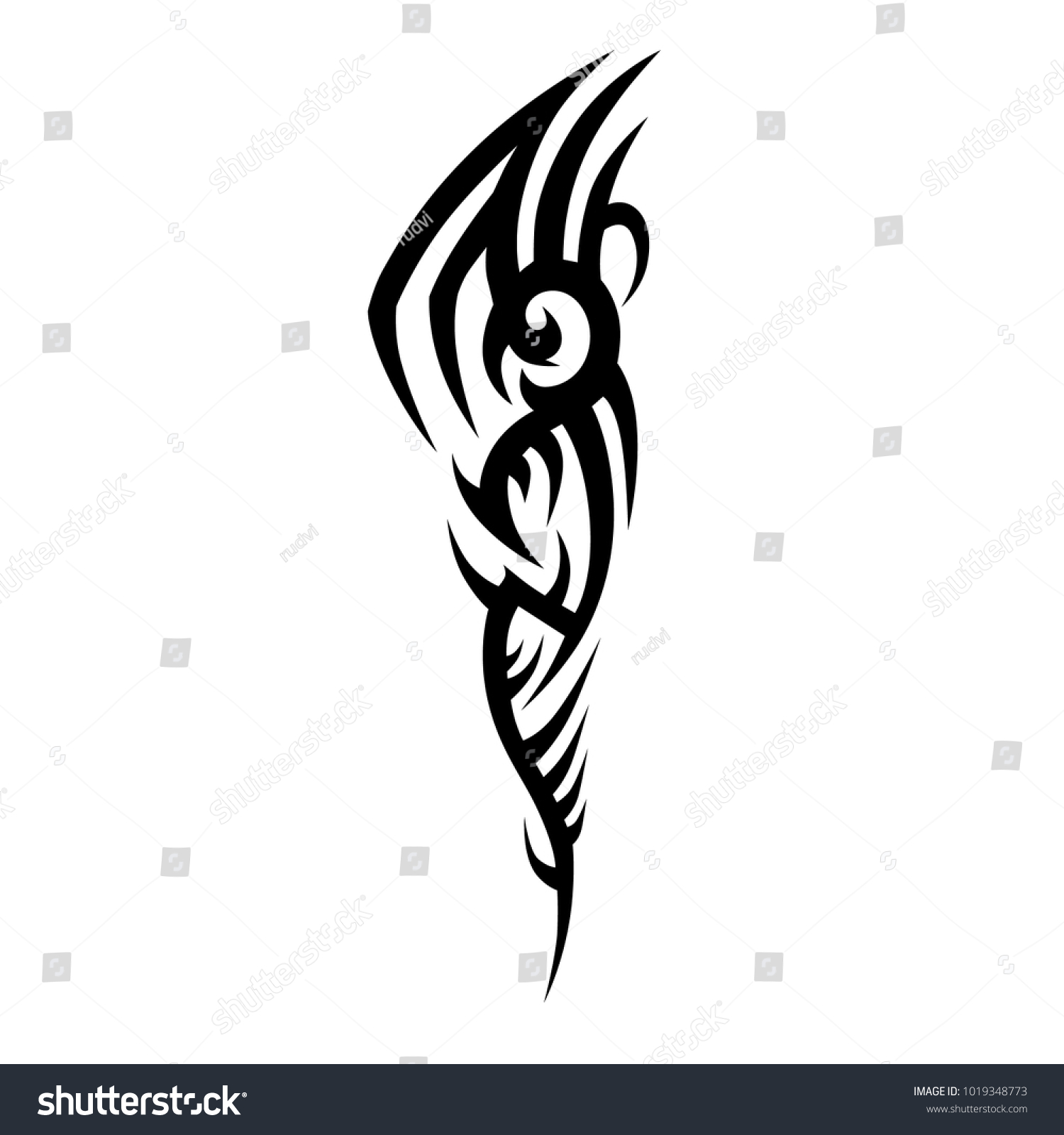 15+ Tattoo Tribal Simple Background