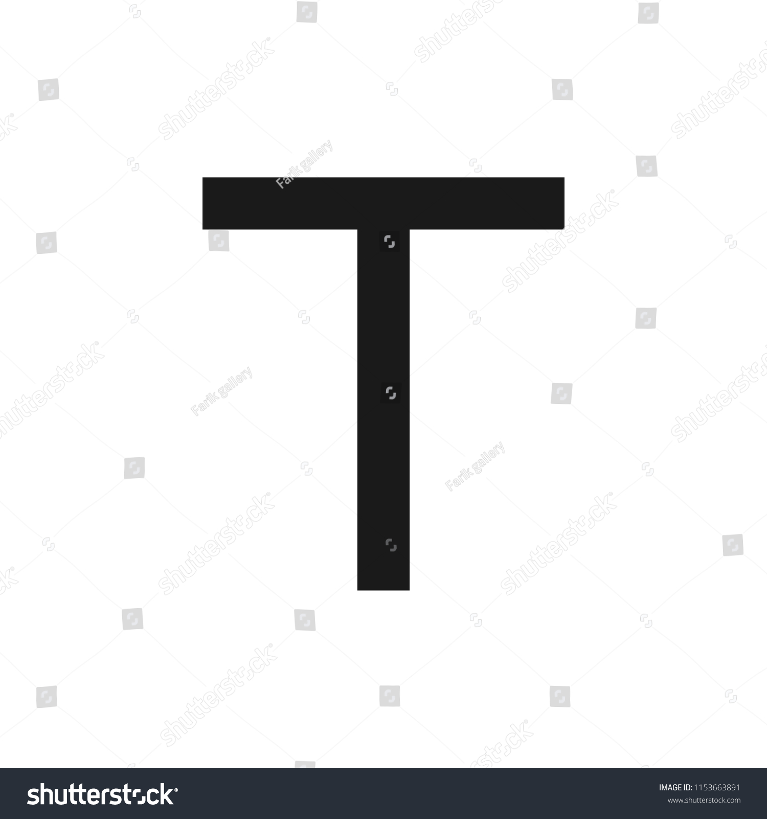 Tau Cross Vector Illustration vector de stock (libre de regal??as