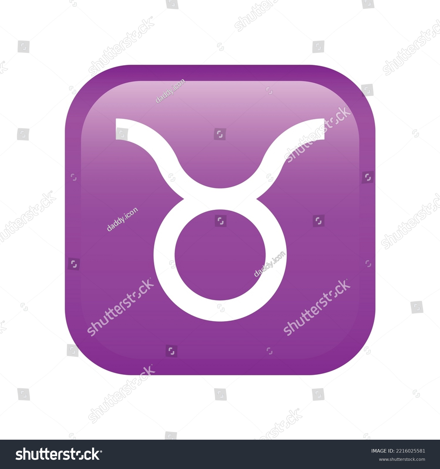 SVG of Taurus emoji icon isolated on white background. Astrology symbol modern, simple, vector, icon for website design, mobile app, ui. Vector Illustration svg