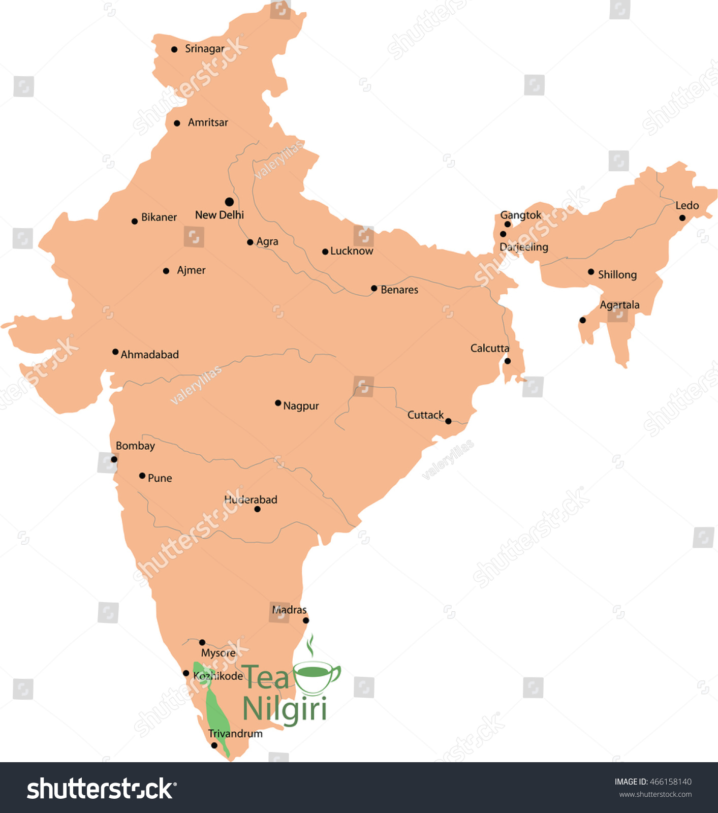 Nilgiri District Map