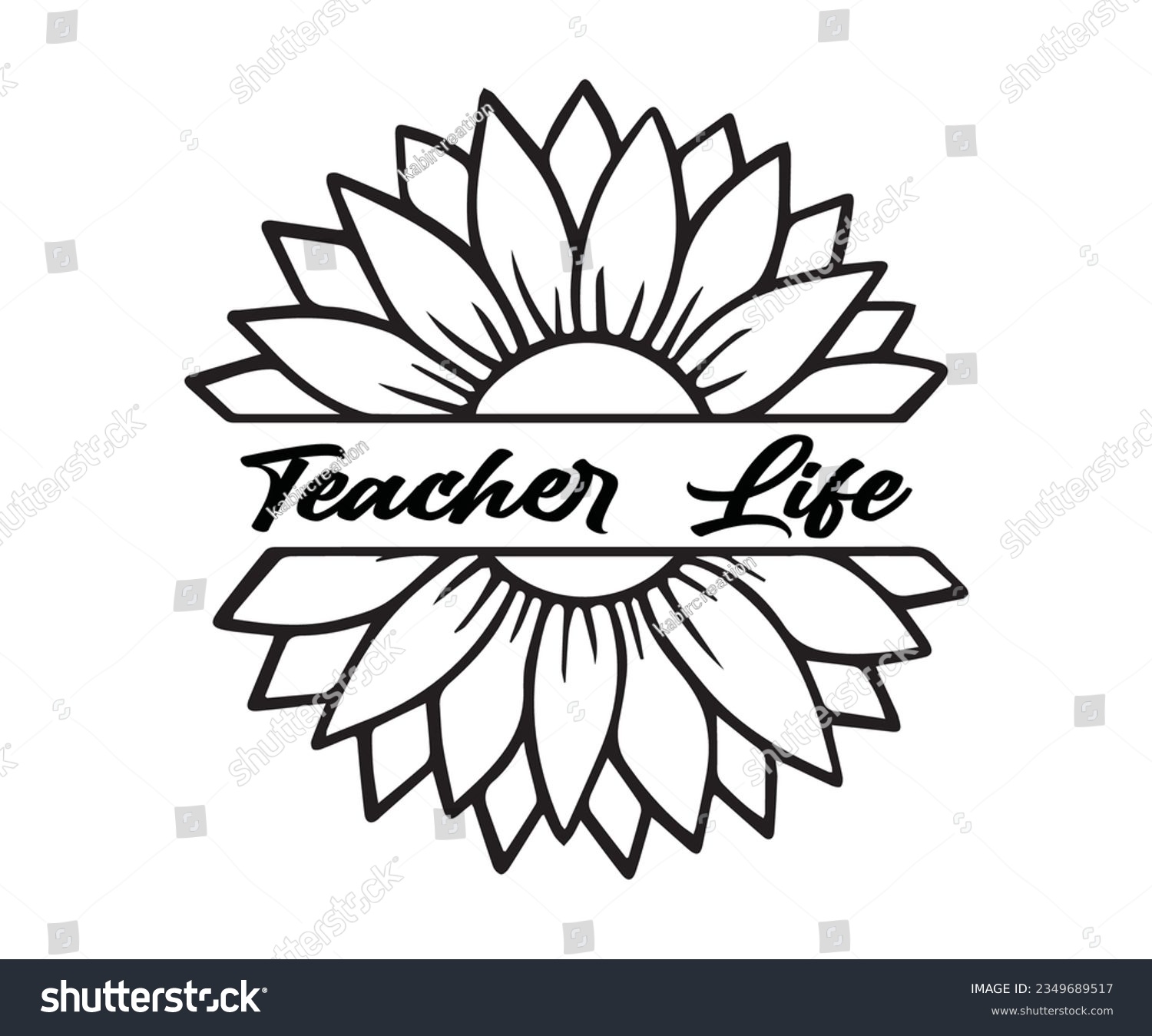SVG of Teacher Life SVG Design, Teacher SVG Bundle, Teacher Quotes svg, Teacher Sayings svg, pencil T shirt   svg