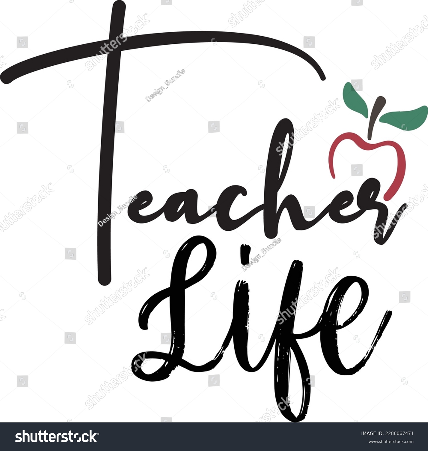 SVG of Teacher life svg ,Teacher svg Design, Back to school svg design svg