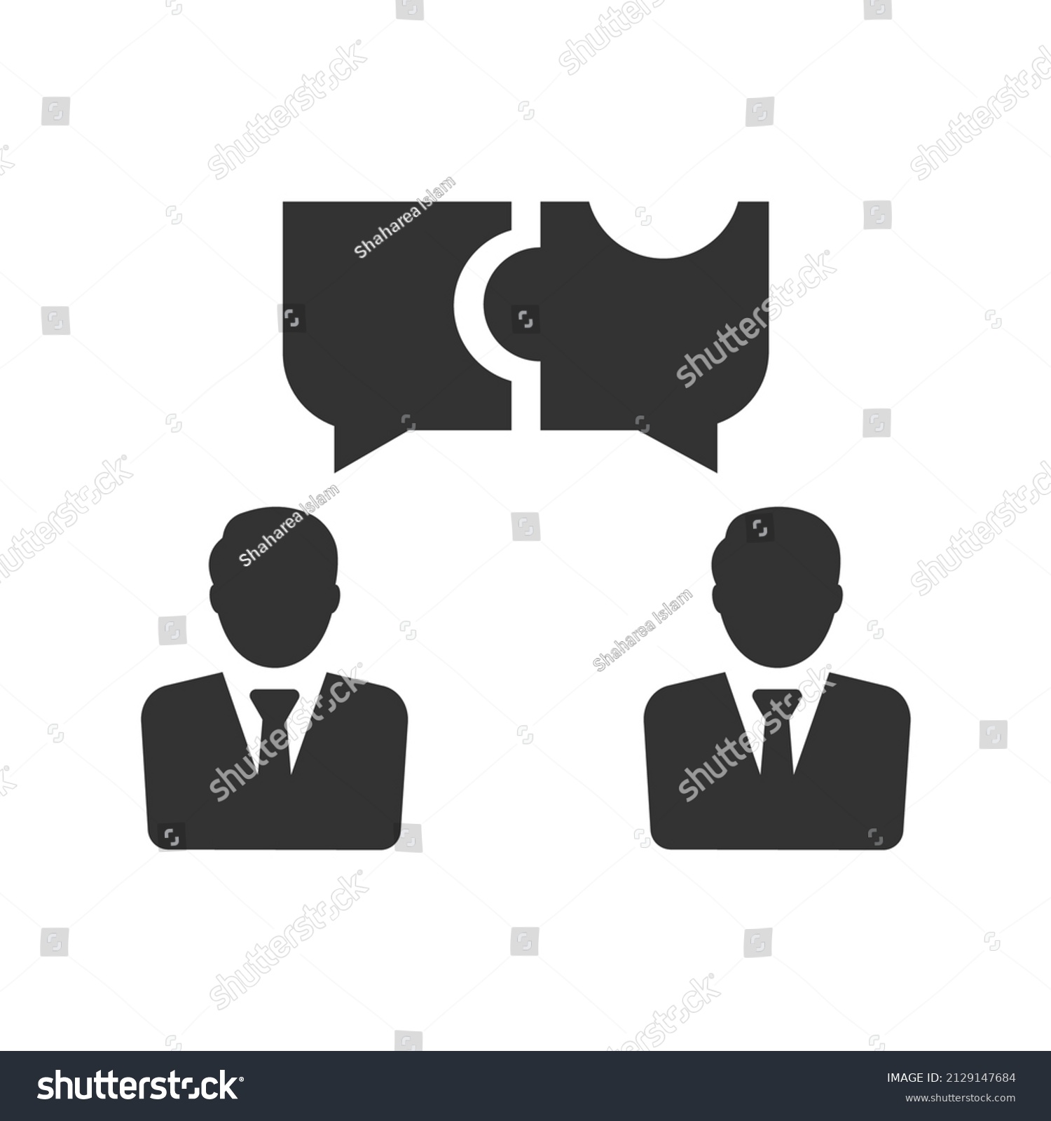 Team Collaboration Icon Vector Graphics Stock Vector (Royalty Free ...