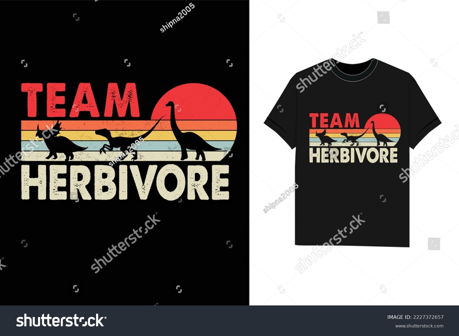 SVG of team herbivore vegan t shirt design vector svg