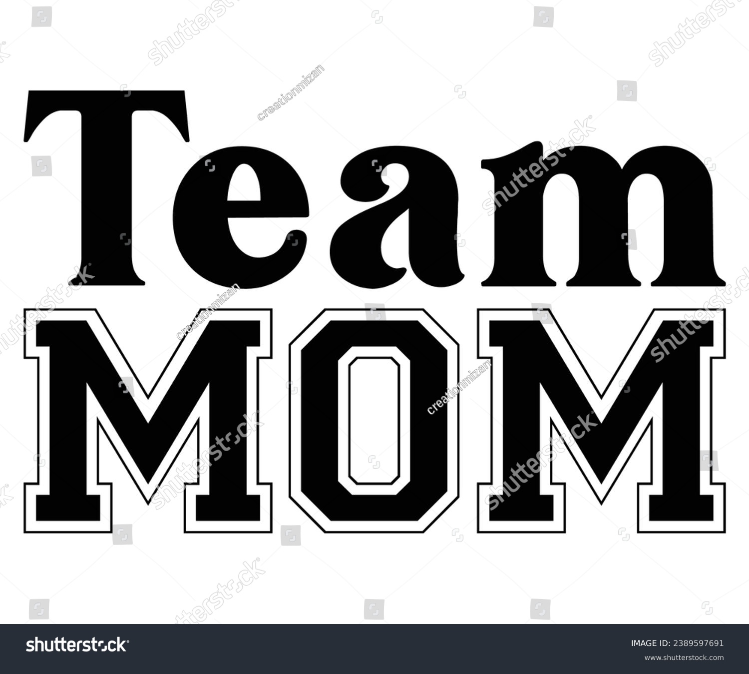 SVG of Team Mom Svg,Mom Life,Mother's Day,Stacked Mama,Boho Mama,Mom Era,wavy stacked letters,Retro, Groovy,Girl Mom,Football Mom,Cool Mom,Cat Mom
 svg