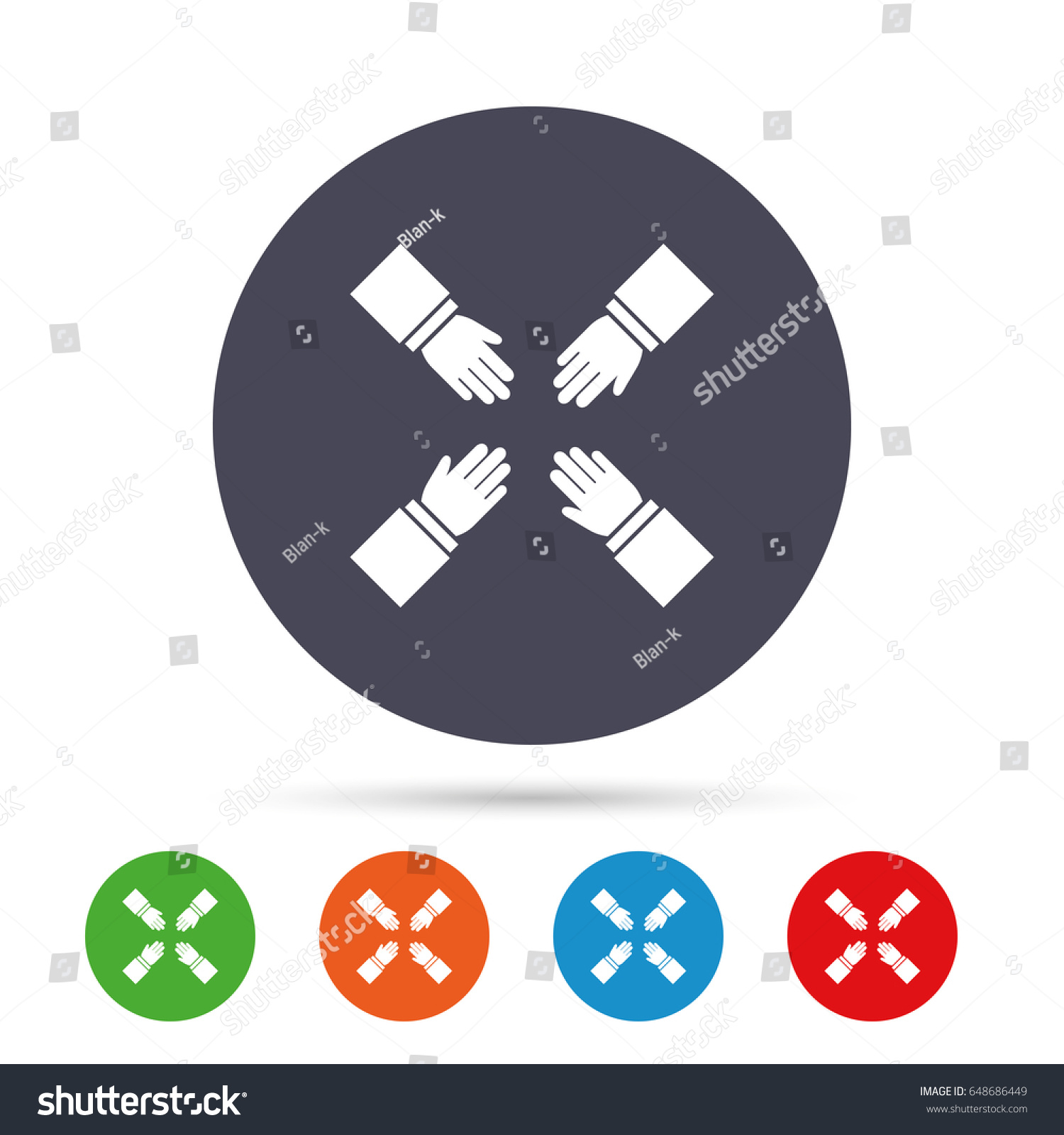 teamwork sign icon helping hands symbol stock vector royalty free 648686449 shutterstock