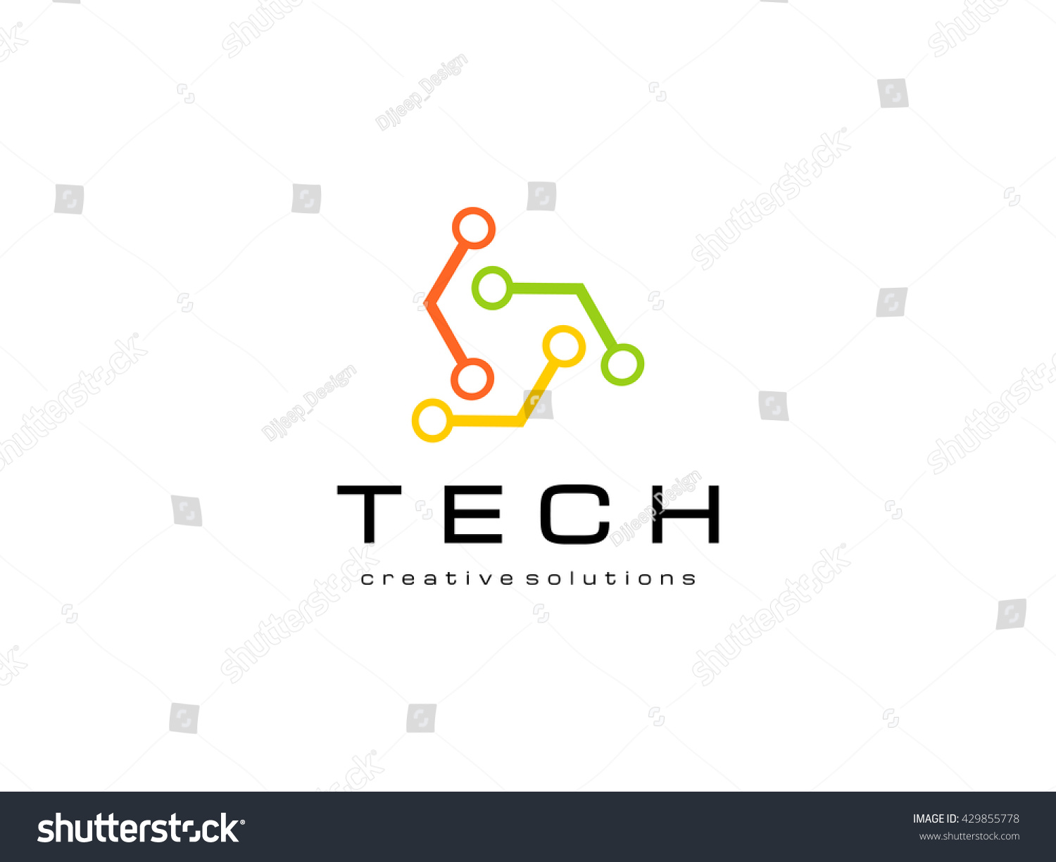 Tech Logo Stock Vector 429855778 - Shutterstock