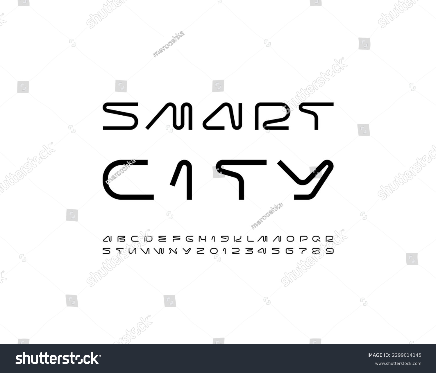 SVG of Technical wide thin future font, new digital cyber alphabet, trendy original uppercase letters from A, B, C, D, E, F, G, H, I, J, K, L, M, N, O, P, Q, R, S, T, U, V, W, X, Y, Z and numbers from 0, 1,  svg