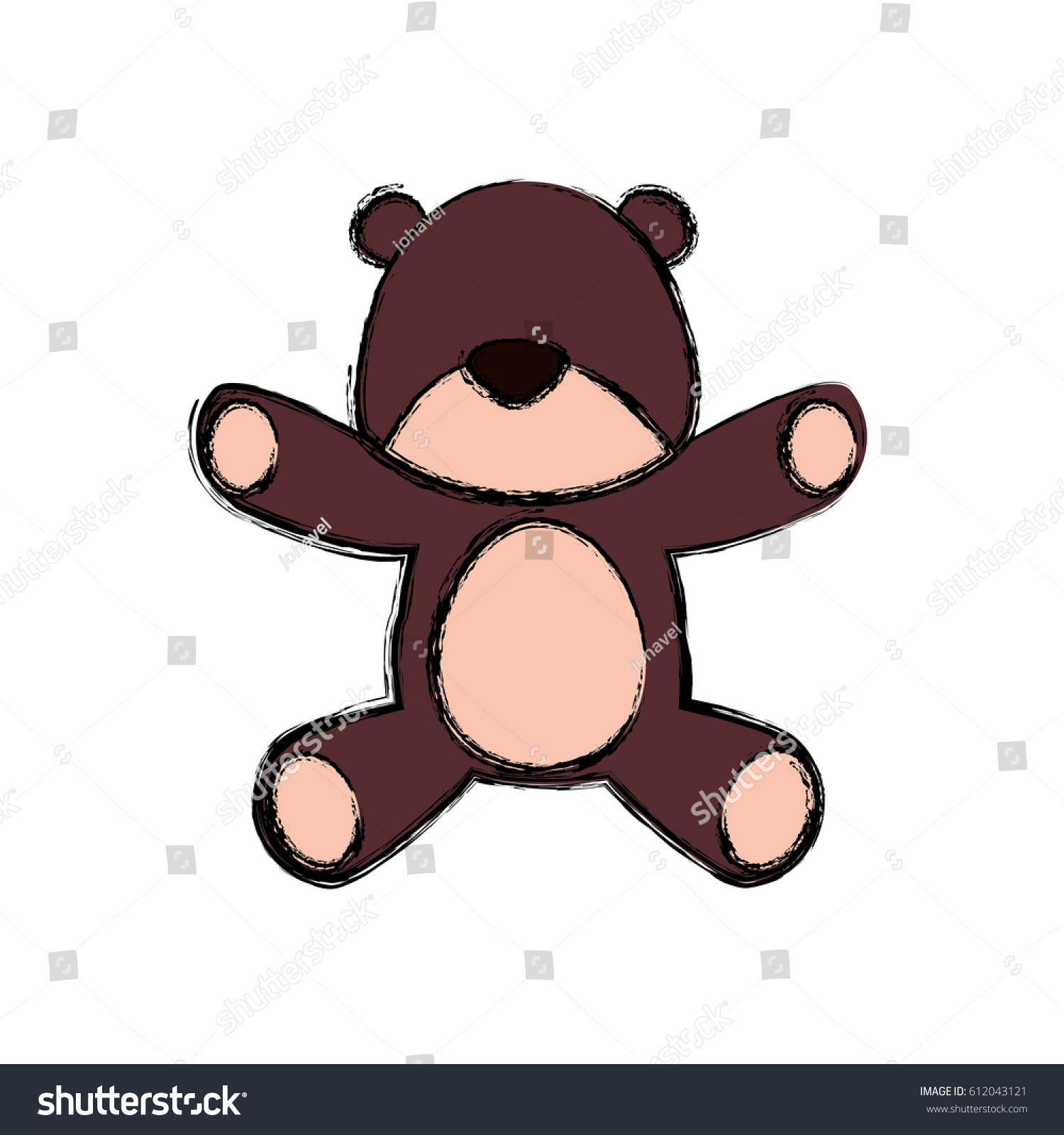 faceless teddy bear