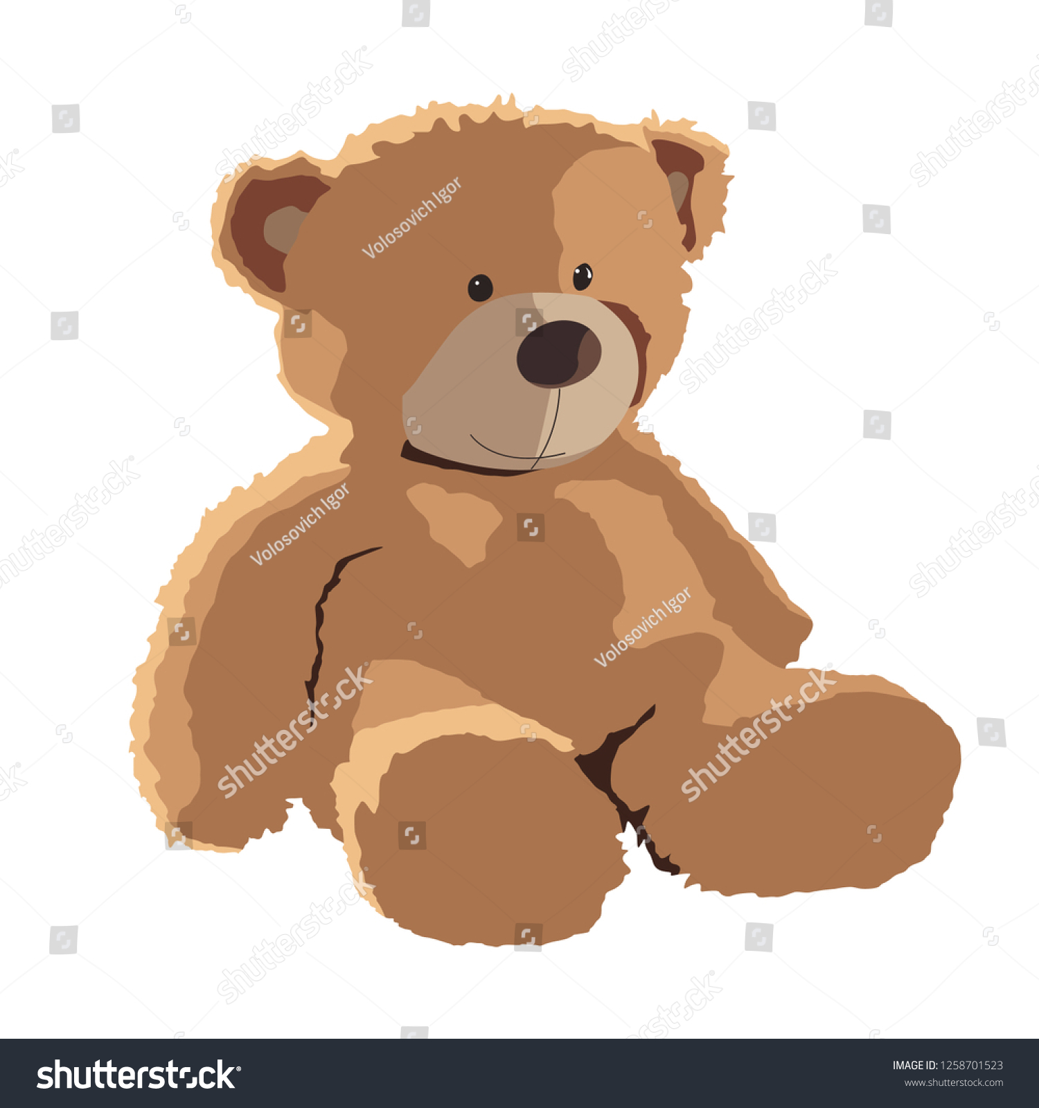 realistic teddy bear