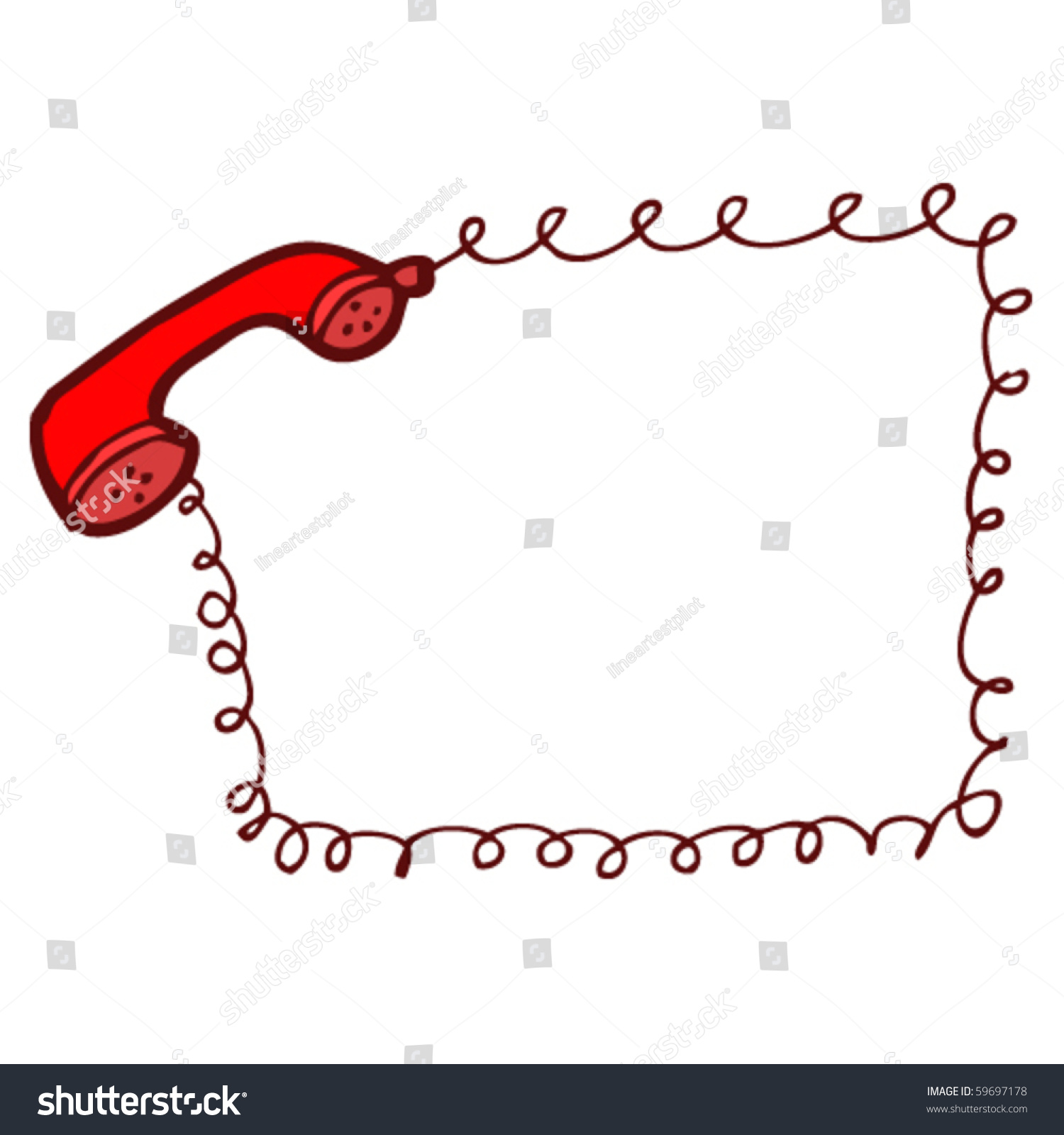 Vintage Phone Border Illustration Vintage Phone Borde - vrogue.co