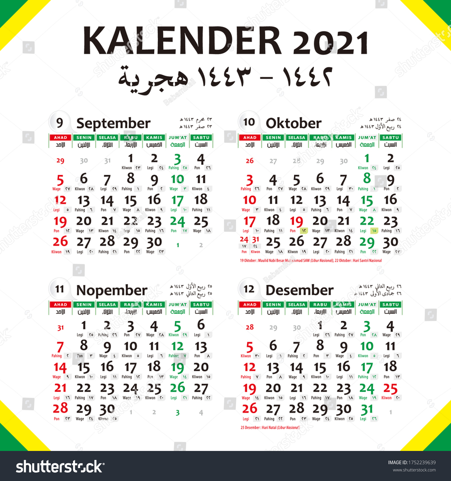 Islam 2021 kalendar Kalendar Islam