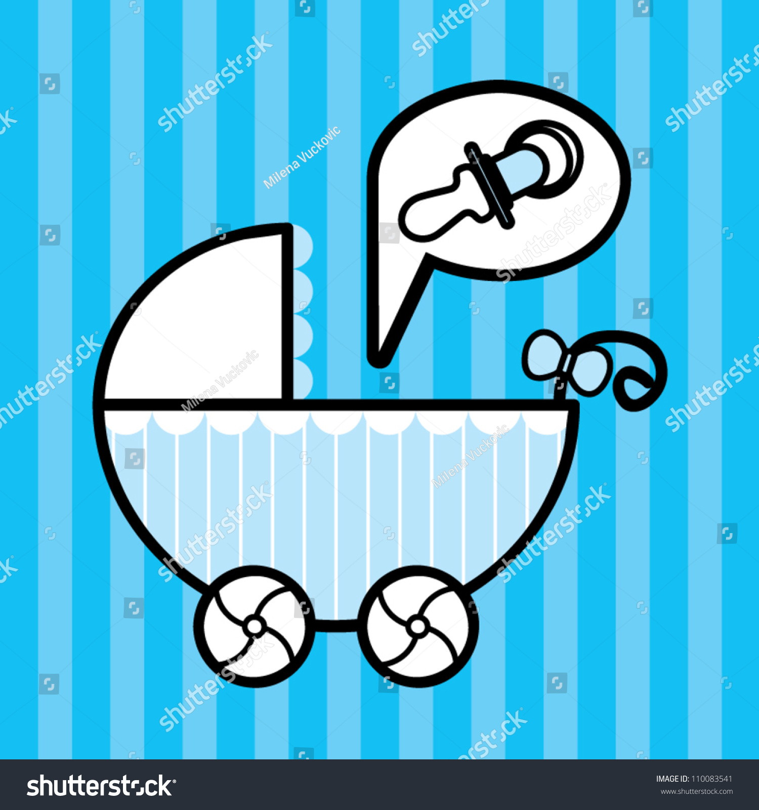 template frame design baby accessories baby stock vector royalty